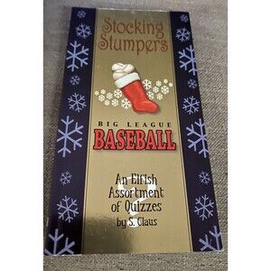 Stocking Stumpers Big League Baseball Book Assortment of Fun Sports Quizzes